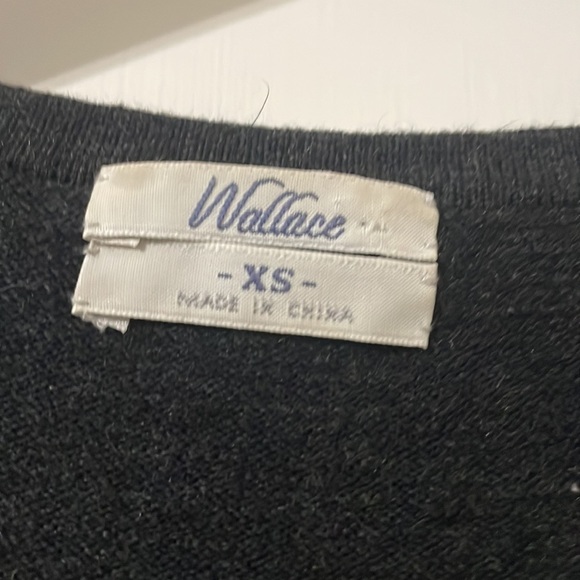 Wallace /J Crew Women’s Sweater Dress Gray Rabbit Hair Wool Blend Size XS - Picture 5 of 6